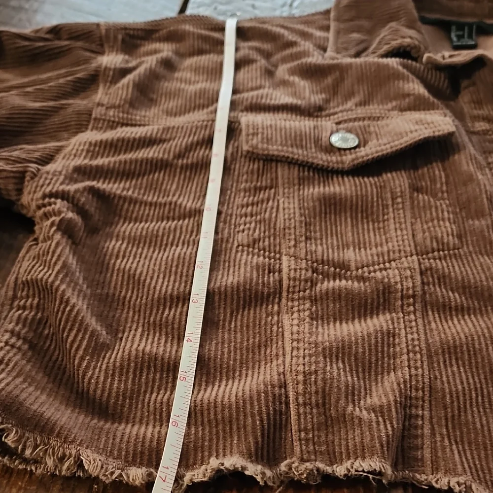 Forever 21 Brown Corduroy Jean Jacket - Picture 4 of 6